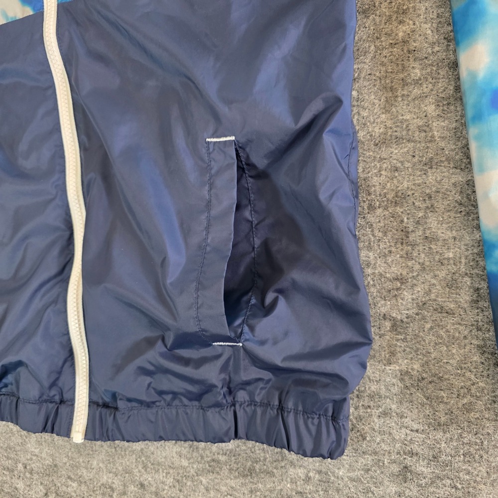 Air Jordan Windbreaker Jacket Kids XL 13-15 Years Blue Tie Dye Full Zip Hooded - Picture 5 of 13